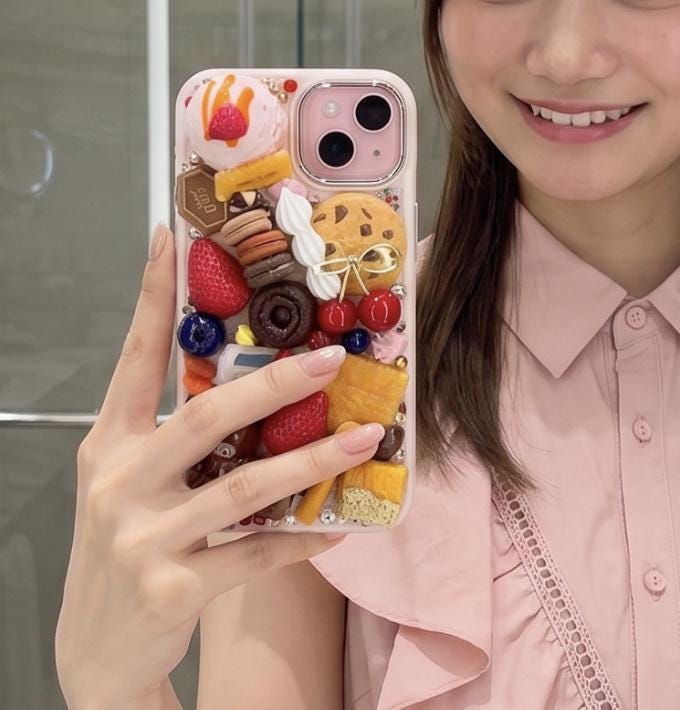 Decoden Phone Case "Barley the Bear's Sweet Carnival Vol.1" design. iPhone, Samsung Galaxy, Google Pixel