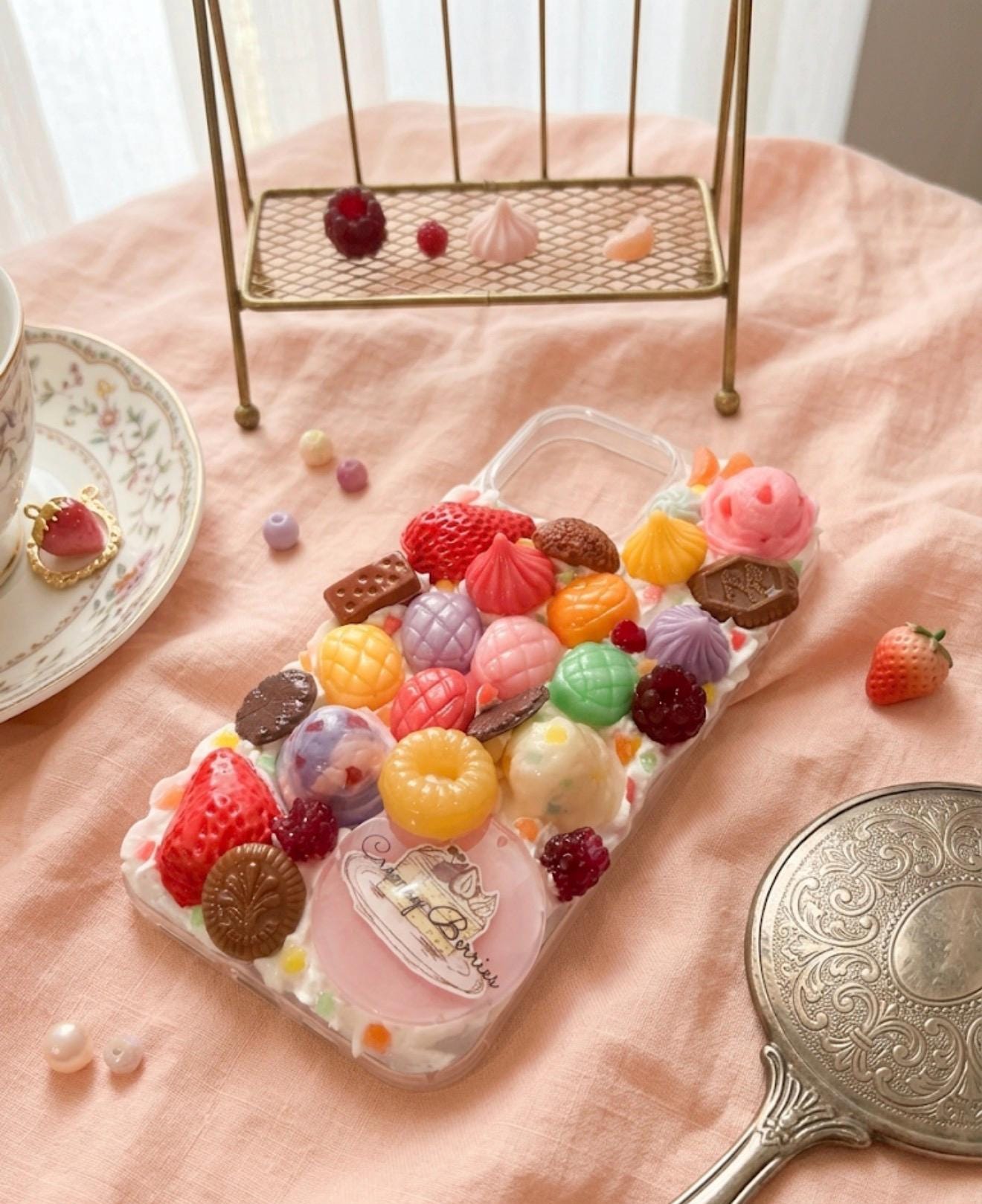 Decoden Phone Case "Sweet Sugar Candy Rush" design. iPhone, Samsung Galaxy, Google Pixel