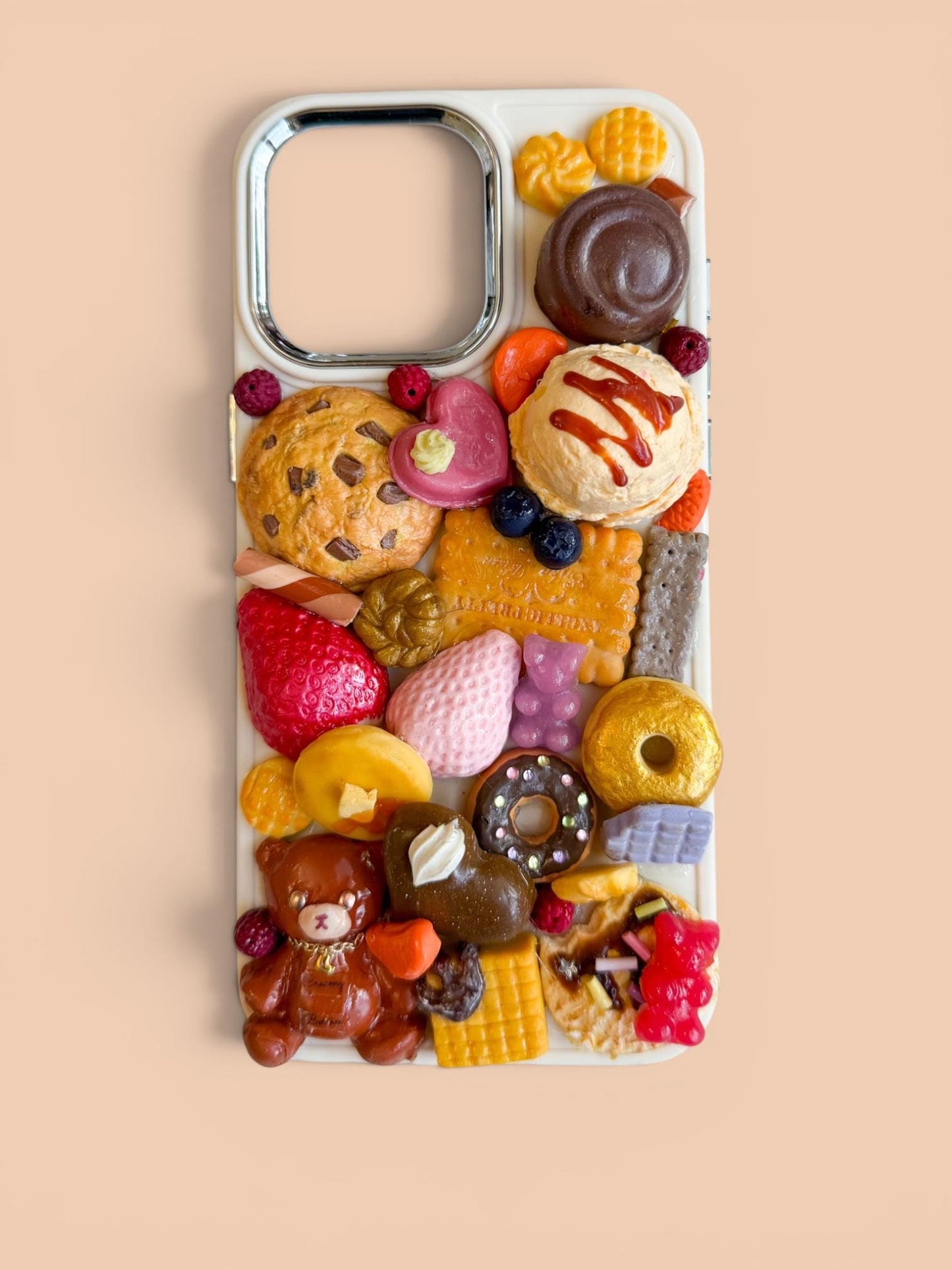 Decoden Phone Case "Barley the Bear's Sweet Carnival Vol.2" design. iPhone, Samsung Galaxy, Google Pixel