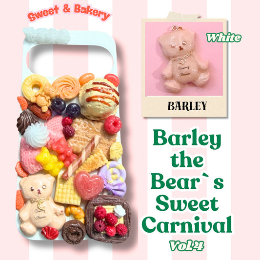 Decoden Phone Case "Barley the Bear's Sweet Carnival Vol.4" design. iPhone, Samsung Galaxy, Google Pixel