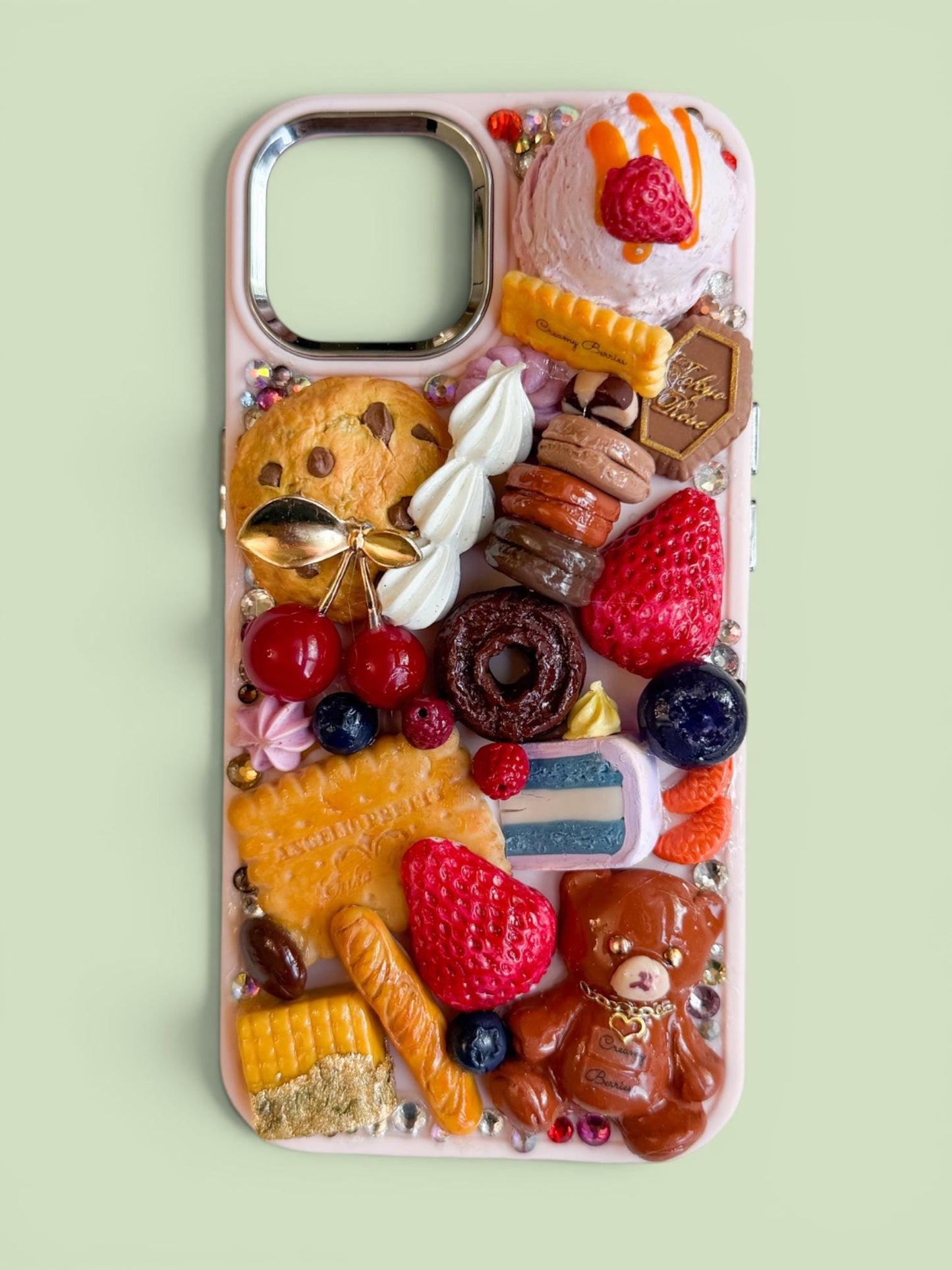 Decoden Phone Case "Barley the Bear's Sweet Carnival Vol.1" design. iPhone, Samsung Galaxy, Google Pixel