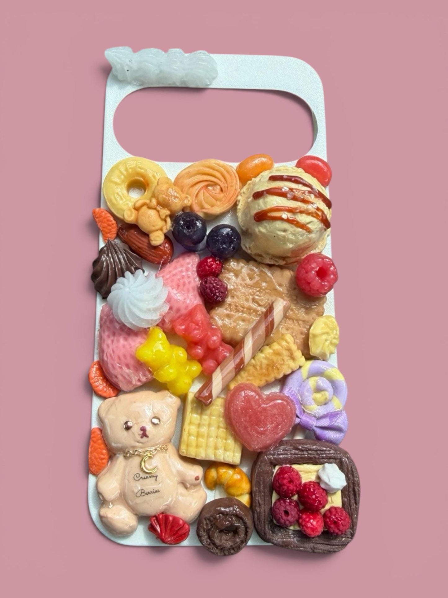 Decoden Phone Case "Barley the Bear's Sweet Carnival Vol.4" design. iPhone, Samsung Galaxy, Google Pixel