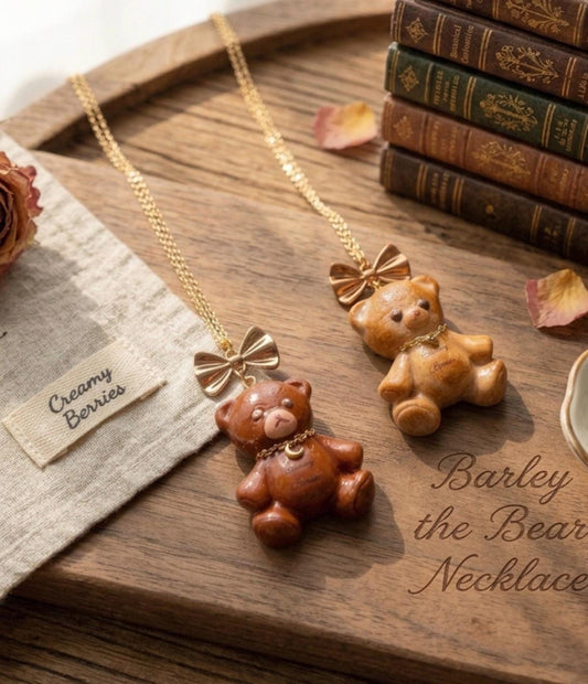 Barley the Bear 18K Gold Filled Necklace