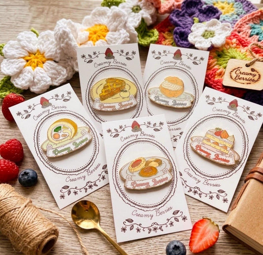 Creamy Berries Brand Pins