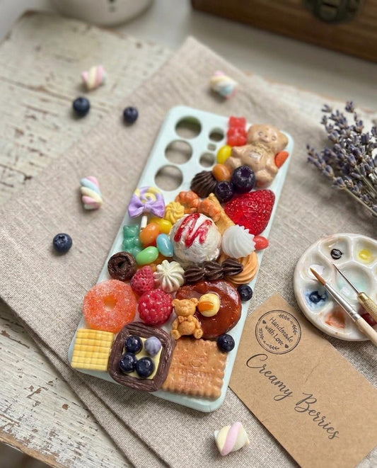 Decoden Phone Case "Barley the Bear's Sweet Carnival Vol.5" design. iPhone, Samsung Galaxy, Google Pixel
