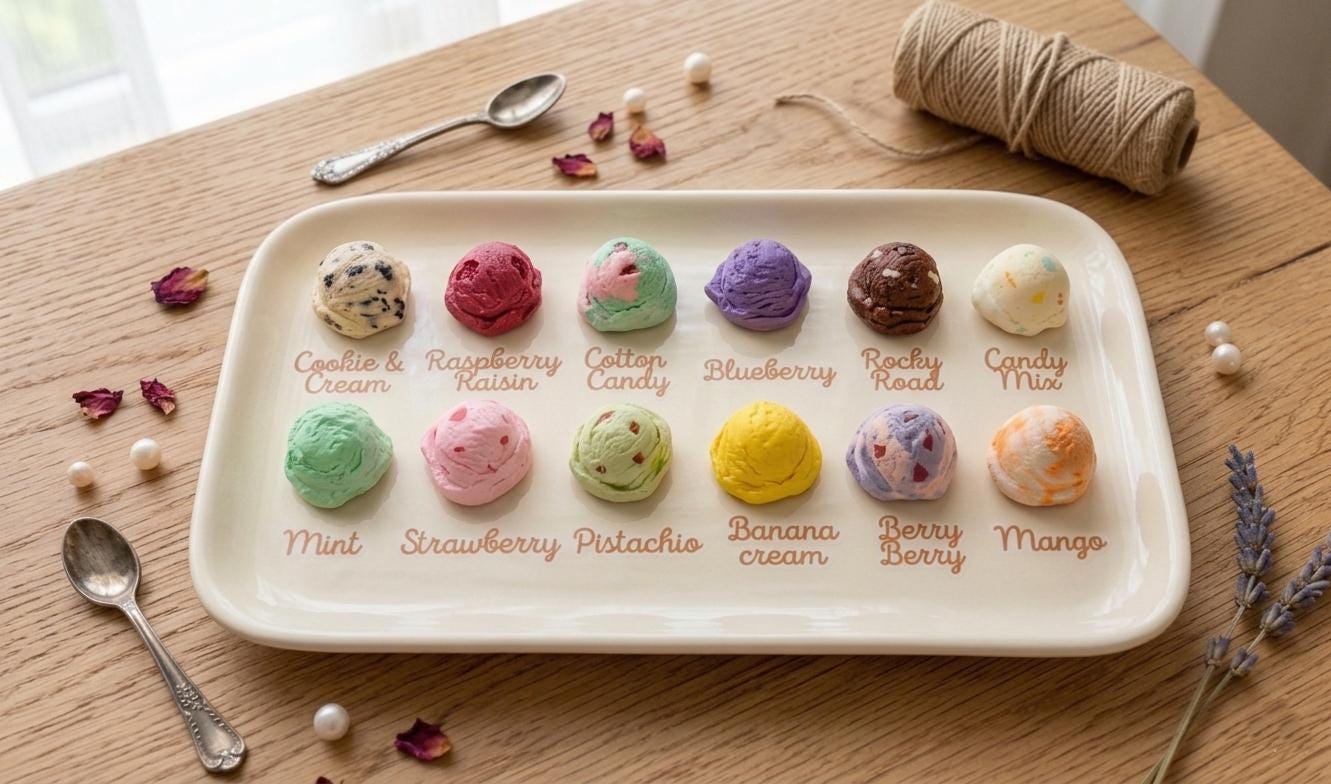 The Sweetest Spot in the Field: Ice Cream & Strawberries design decoden Phone Case. iPhone, Samsung Galaxy, Google Pixel