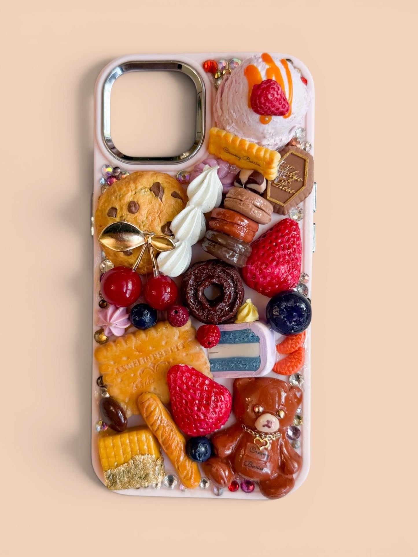 Decoden Phone Case "Barley the Bear's Sweet Carnival Vol.1" design. iPhone, Samsung Galaxy, Google Pixel