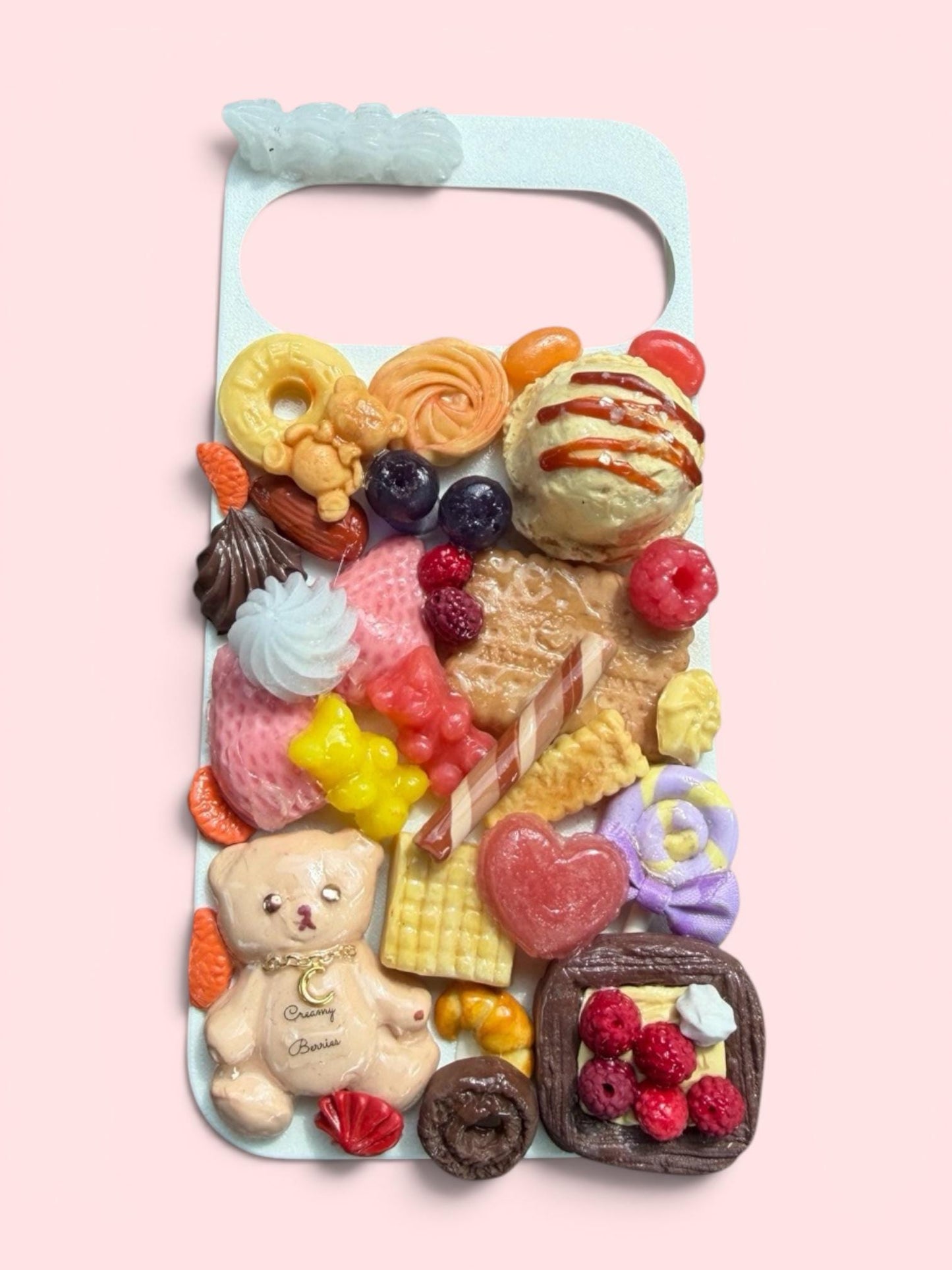 Decoden Phone Case "Barley the Bear's Sweet Carnival Vol.4" design. iPhone, Samsung Galaxy, Google Pixel