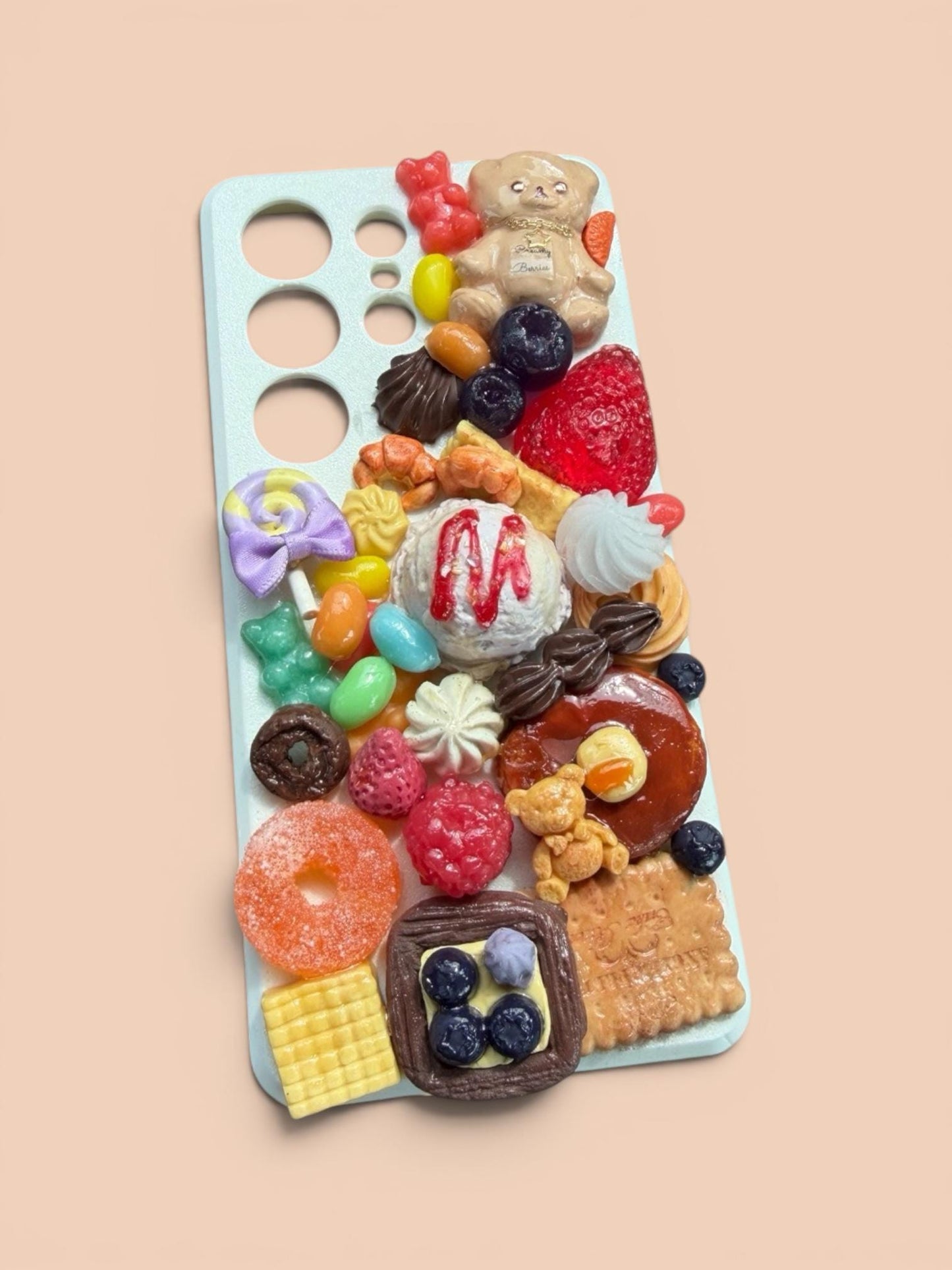 Decoden Phone Case "Barley the Bear's Sweet Carnival Vol.5" design. iPhone, Samsung Galaxy, Google Pixel