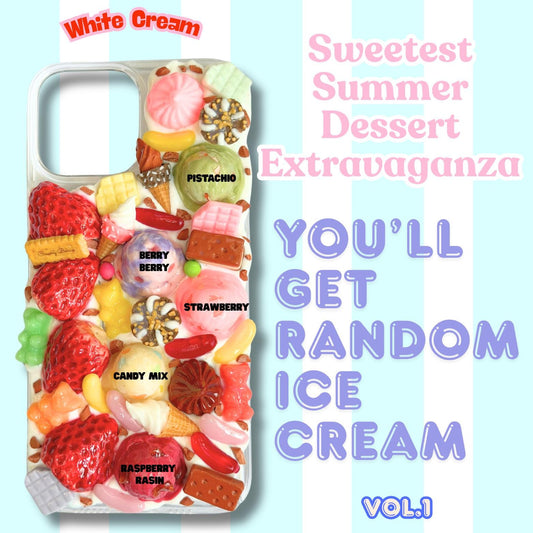 Decoden Phone Case "Sweetest Summer Dessert Extravaganza vol.1" design. iPhone, Samsung Galaxy, Google Pixel