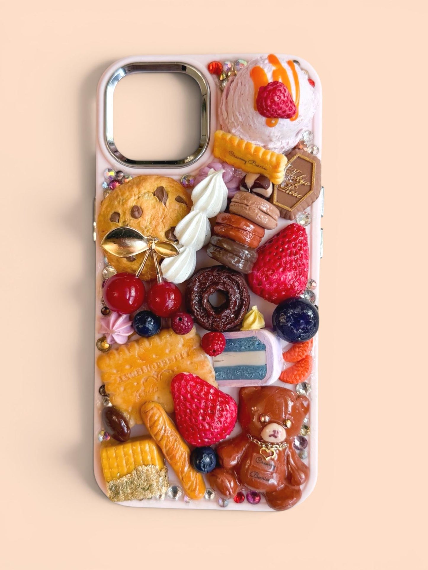 Decoden Phone Case "Barley the Bear's Sweet Carnival Vol.1" design. iPhone, Samsung Galaxy, Google Pixel